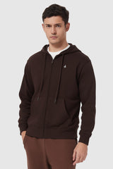 Image 3 of Casual Full-Zip Hoodie - #color_Emperador