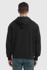 Image 4 of Long Sleeve Pullover Hoodies - #color_Black