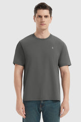 Image 1 of Quick Dry Short Sleeve T-Shirt from Orolay - #color_Gray