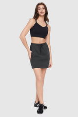 Image 3 of High-Waisted Athletic Skirts - #color_Odyssey Gray