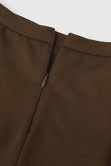 Image 5 of High Waist Pencil Skirt - #color_Emperador