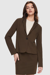 Image 1 of Casual Lightweight Blazer - #color_Emperador