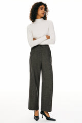 Image 1 of Straight Leg Dress Pants from Orolay - #color_Black stripes