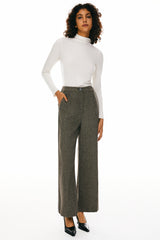 Image 1 of Straight Leg Dress Pants from Orolay - #color_Brown stripes