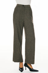 Image 2 of Straight Leg Dress Pants from Orolay - #color_Brown stripes