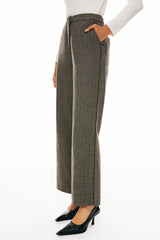 Image 3 of Straight Leg Dress Pants from Orolay - #color_Brown stripes