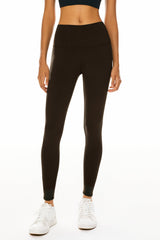 Image 2 of Athletic High-Rise Leggings 27" from Orolay - #color_Dark Brown