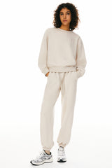 Image 1 of Crewneck Fleece Sweatshirts from Orolay - #color_Beige