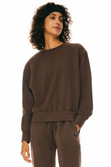 Image 2 of Crewneck Fleece Sweatshirts from Orolay - #color_Emperador