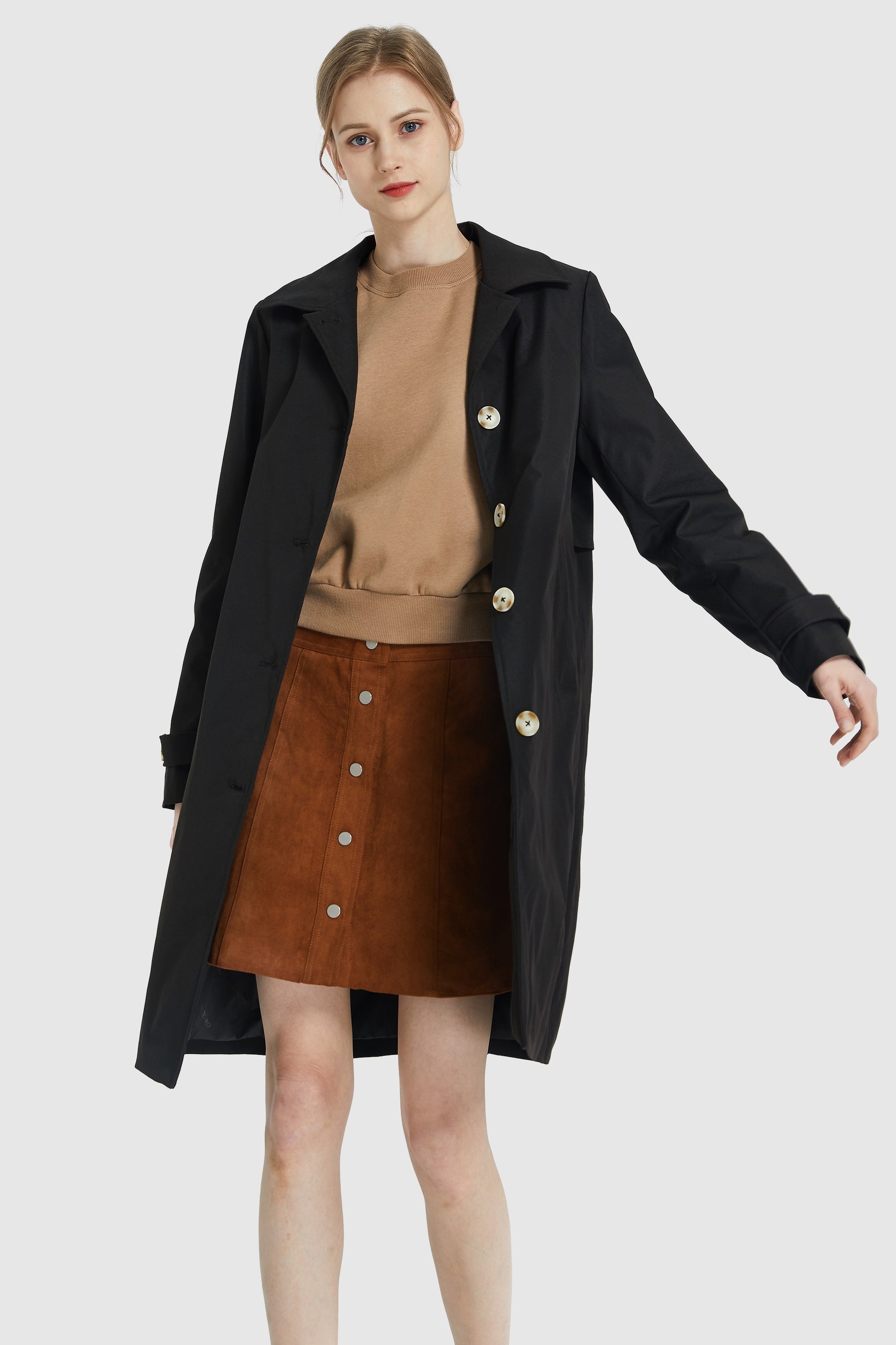 Golden Trench Coat - Ready-to-Wear 1AAWKA
