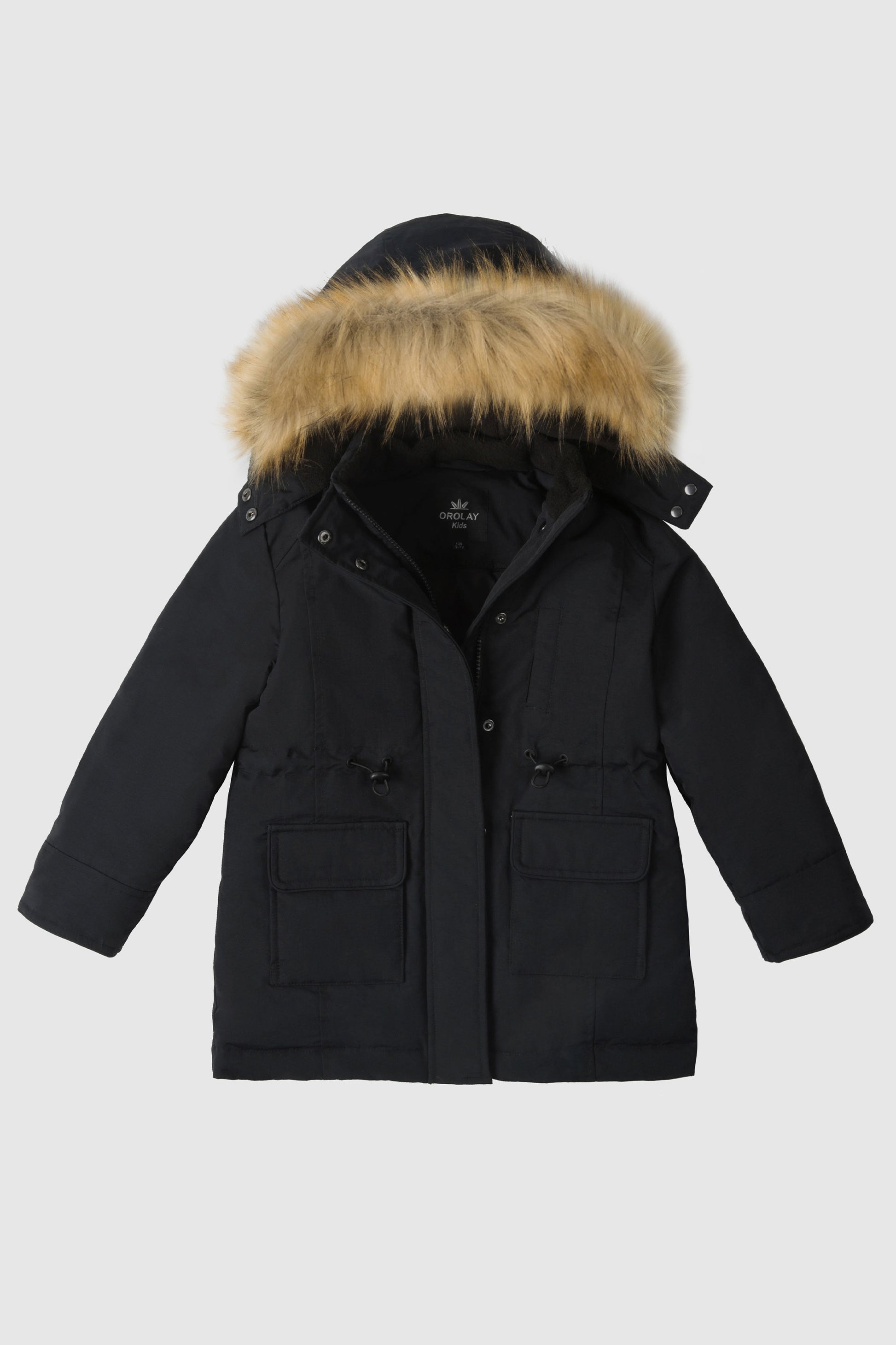 Orolay Kid's Fleece Lined Winter Coat with Hood